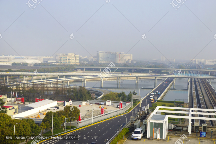 上海浦东机场高速公路及立交桥