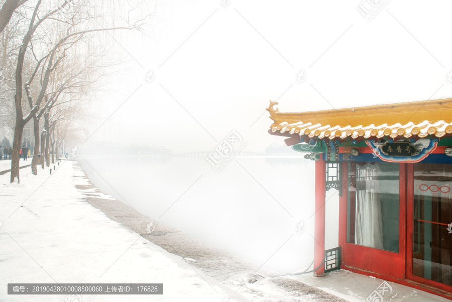 古建筑雪景