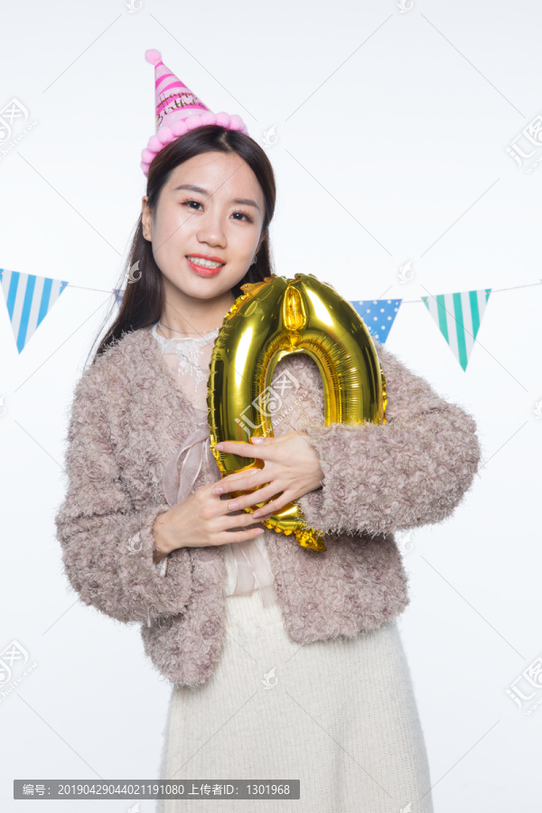 女孩生日派对高清素材