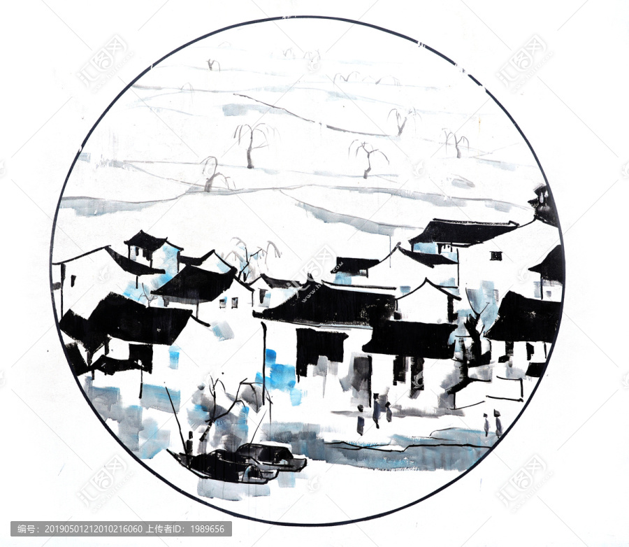 水墨江南水鄉(xiāng)