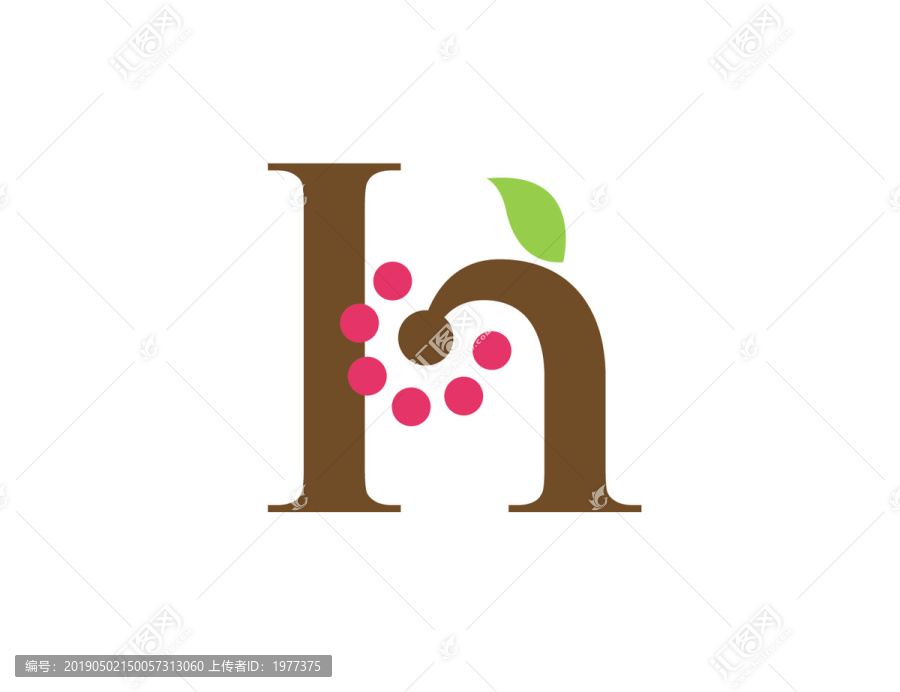 logo標志商標字體設(shè)計H