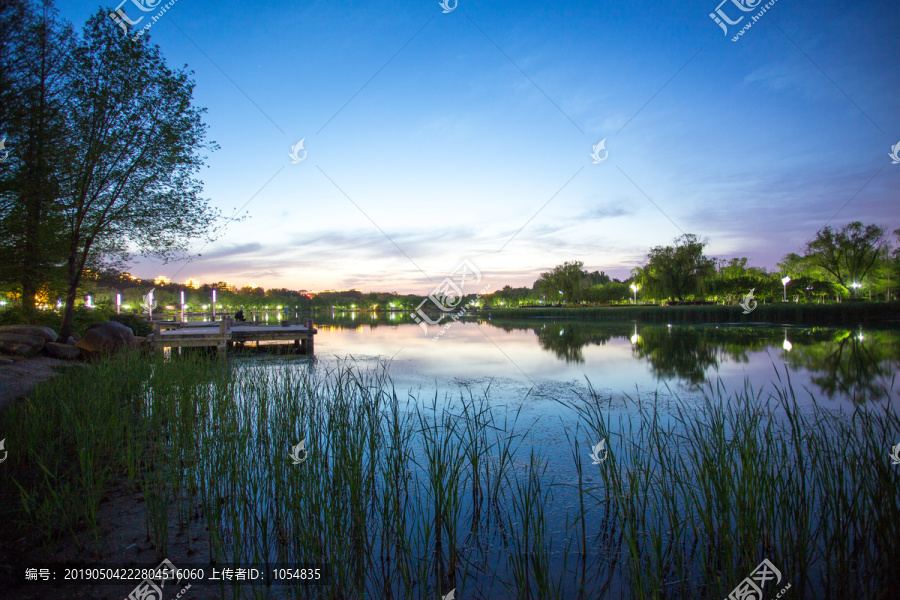 唯美湖景