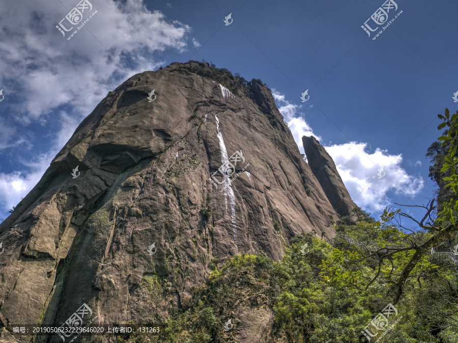 江西三清山花岗岩山石