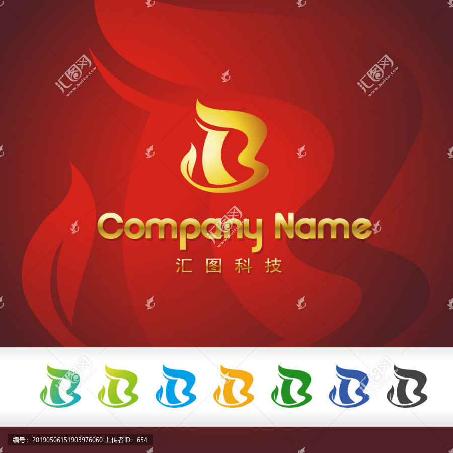 環(huán)保logo字母B標(biāo)志