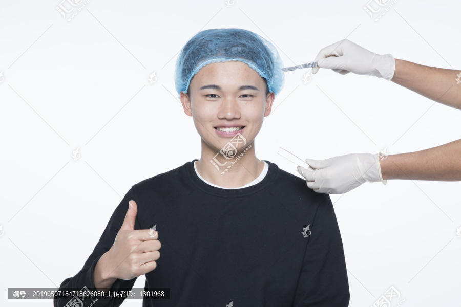 面部整形攝影圖片