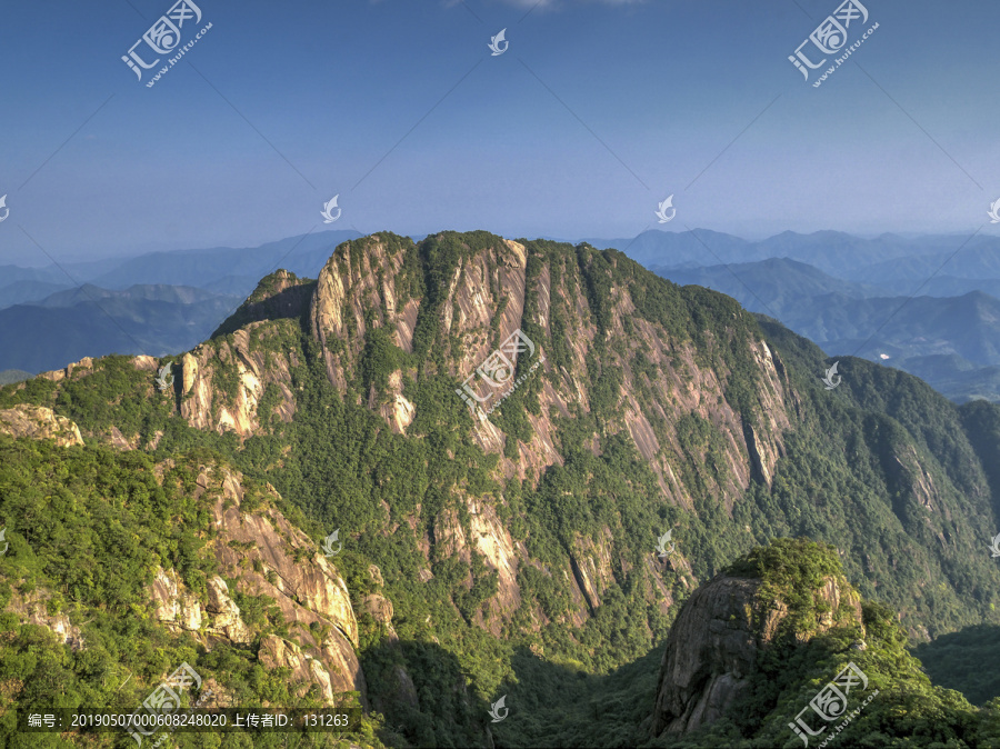 江西三清山花岗岩山脉