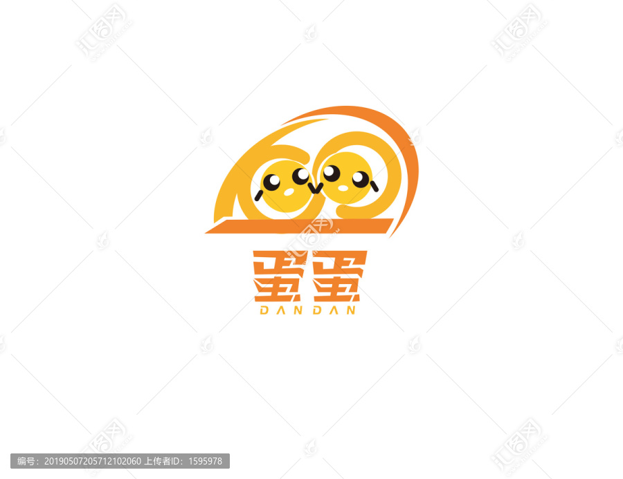 卡通鸡蛋logo