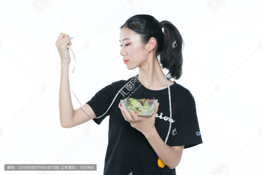 健康饮食女性图片