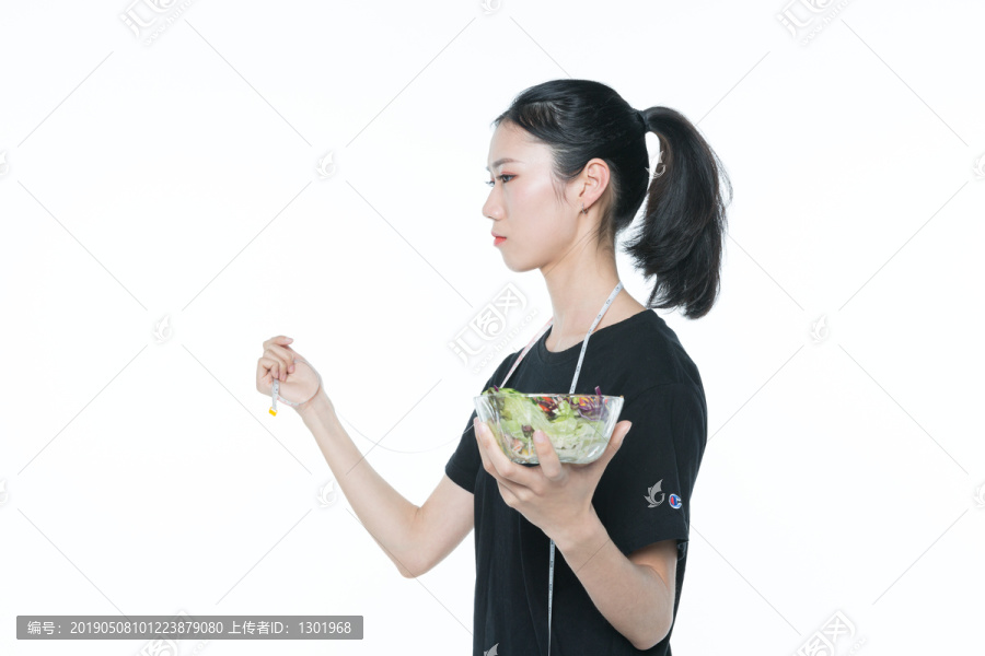 健康饮食女性图片