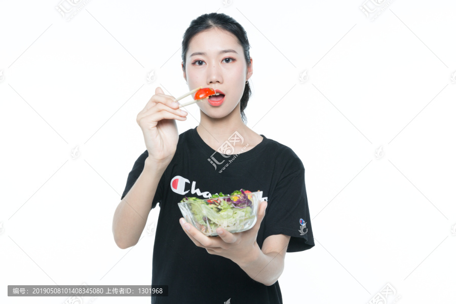 健康饮食女性图片