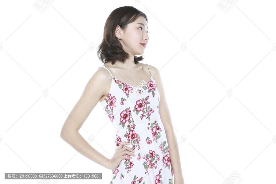 清纯夏日美女写真摄影图片