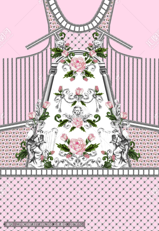 宮廷印花