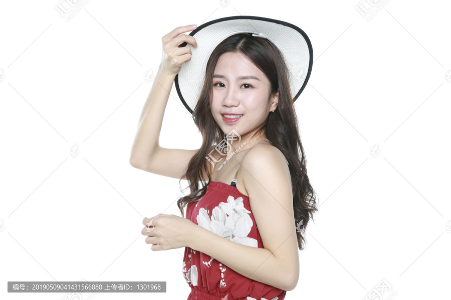 气质美女夏日摄影图片