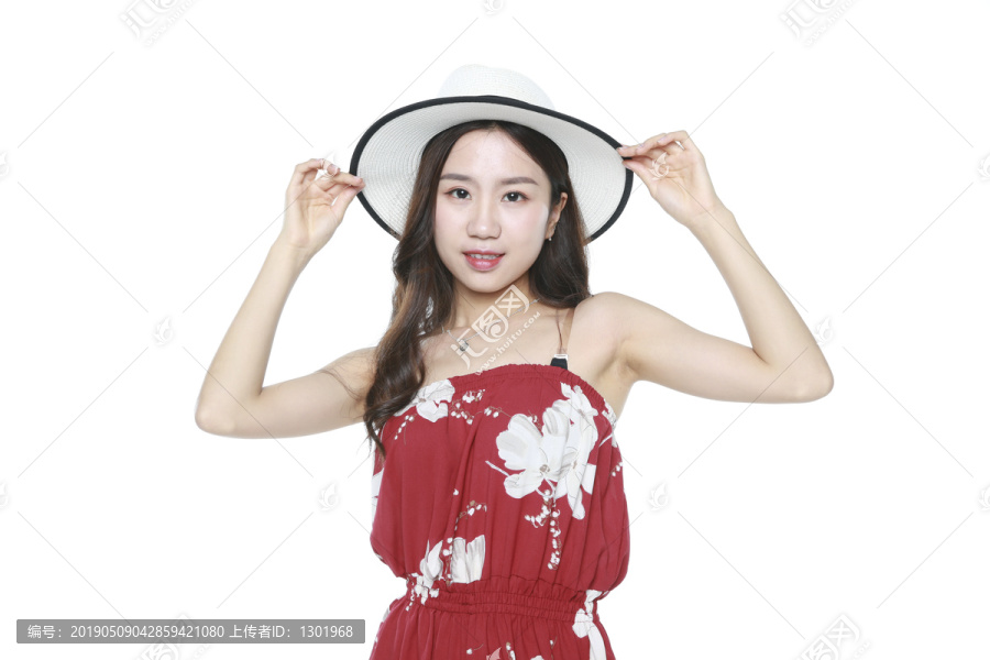 气质美女夏日摄影图片