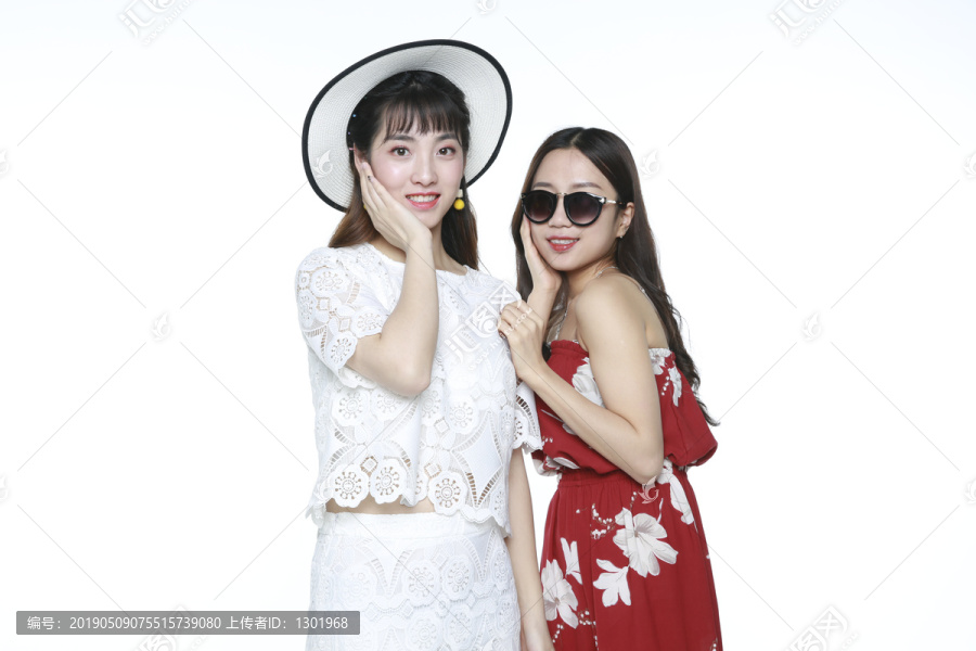 甜美女孩夏日摄影图片