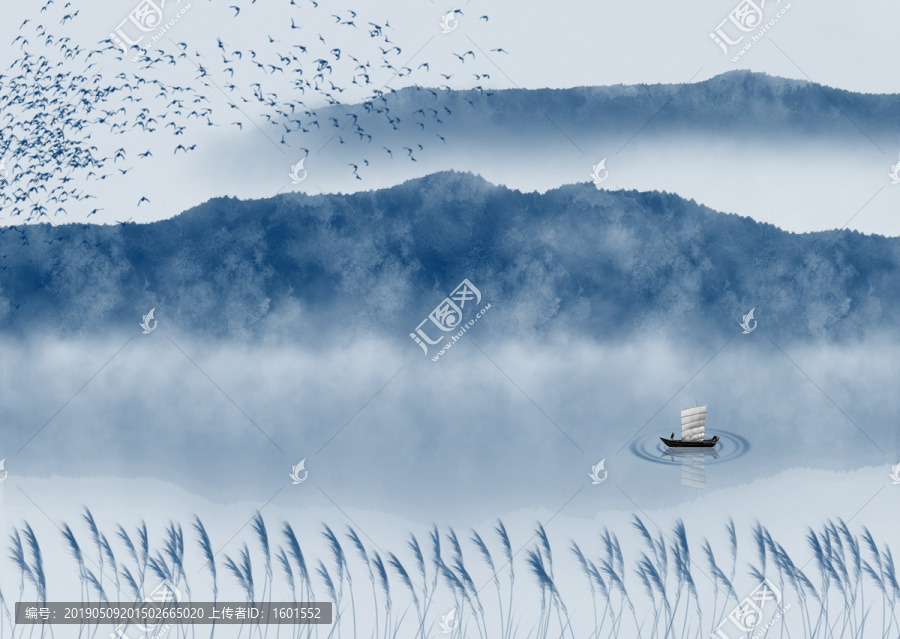 新中式山水畫