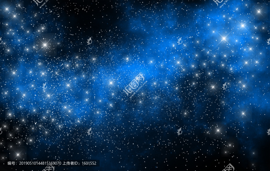 唯美璀璨的星空圖