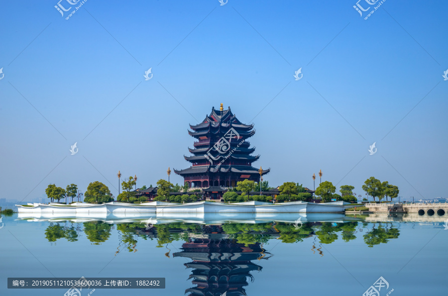 苏州阳澄湖重元寺风景