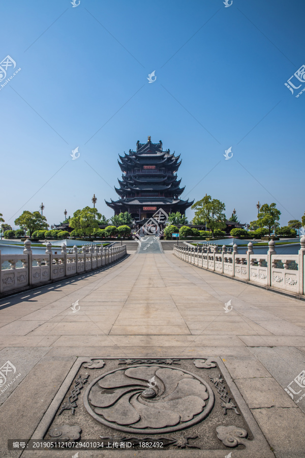 苏州阳澄湖重元寺风景