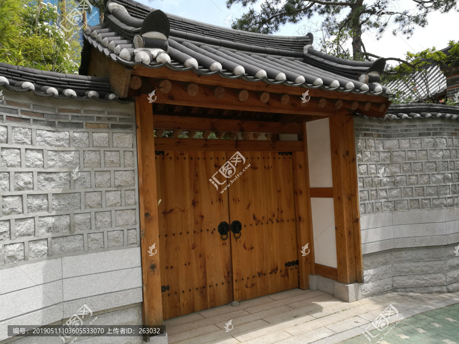 韩国古典建筑别墅