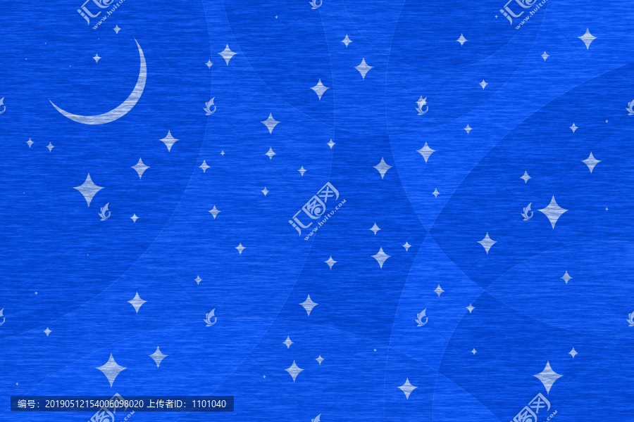 宝蓝色北欧现代星空几何纹理地毯