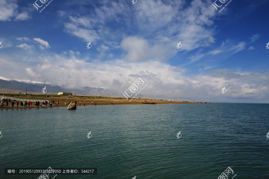 青海留念油菜花田园美景