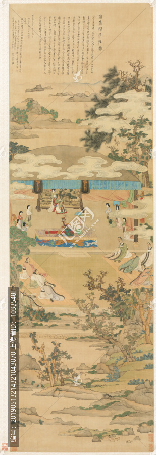 陳洪綬宣文君授經(jīng)圖