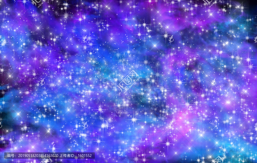 璀璨唯美的星空?qǐng)D
