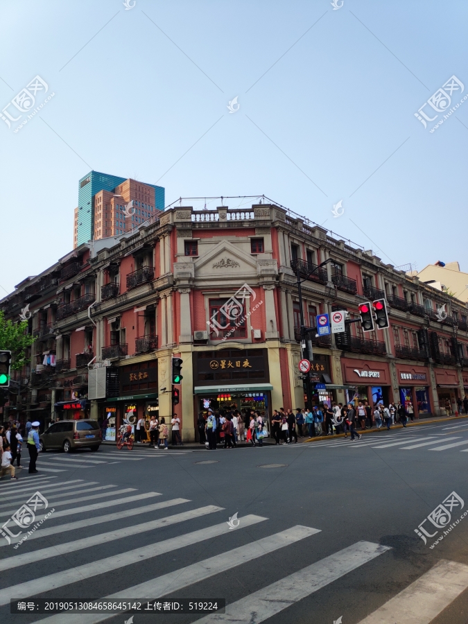 上海南京路步行街街景