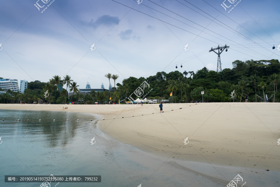 新加坡圣淘沙西乐索海滩