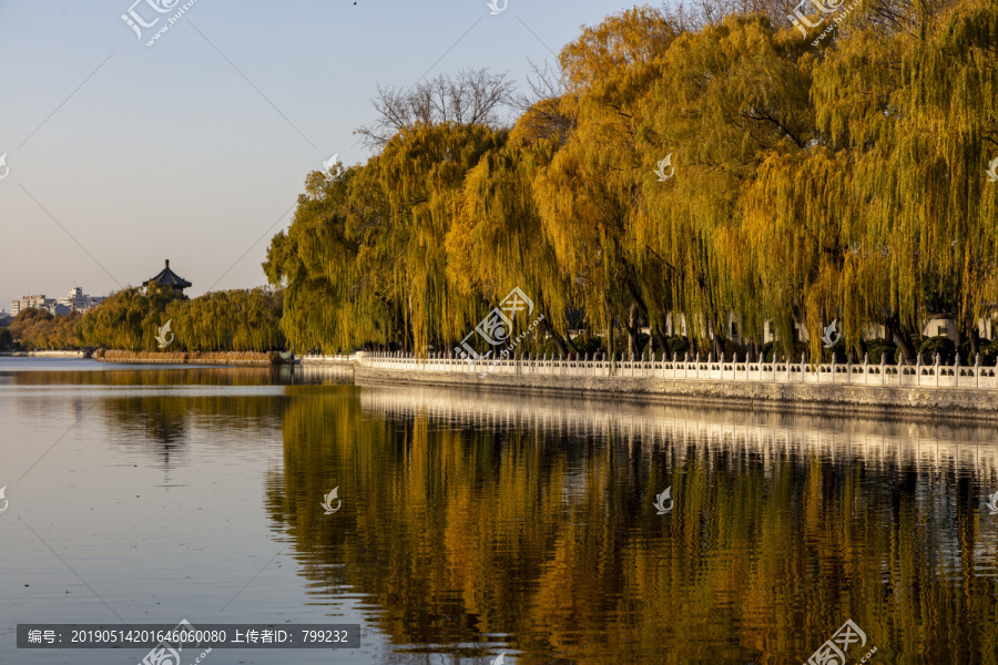 北京什刹海秋色