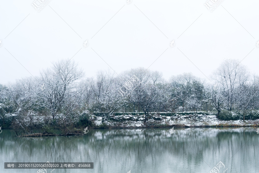 西溪雪景