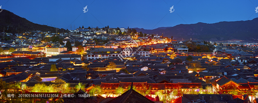 丽江古城夜景