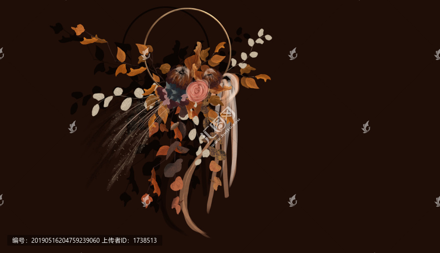復(fù)古婚禮手捧花