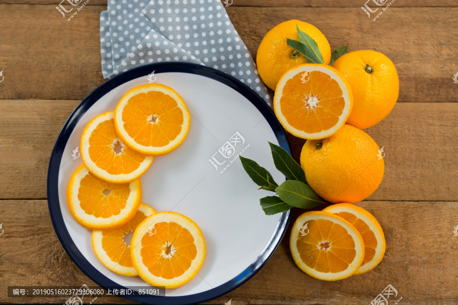 橘子的特写镜头