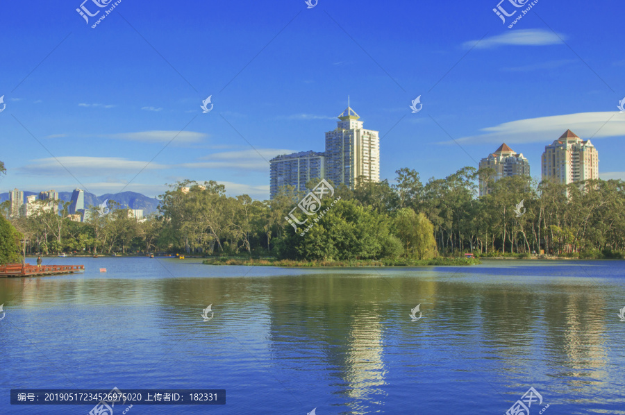 福州西湖湖景