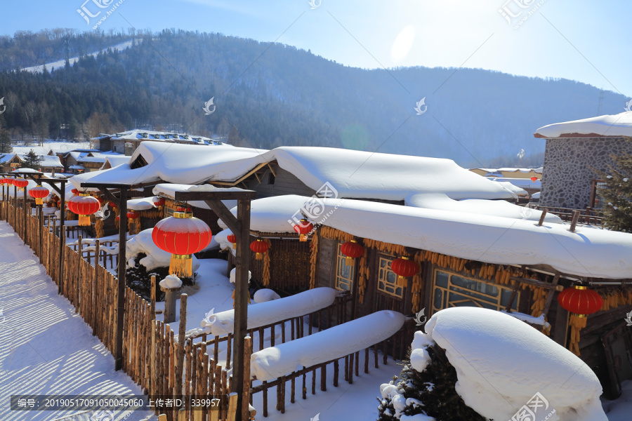 黑龙江雪乡夜景