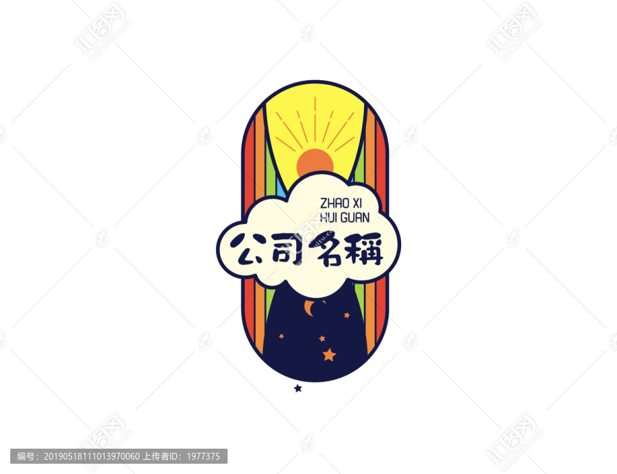 logo標(biāo)志商標(biāo)字體設(shè)計(jì)彩虹