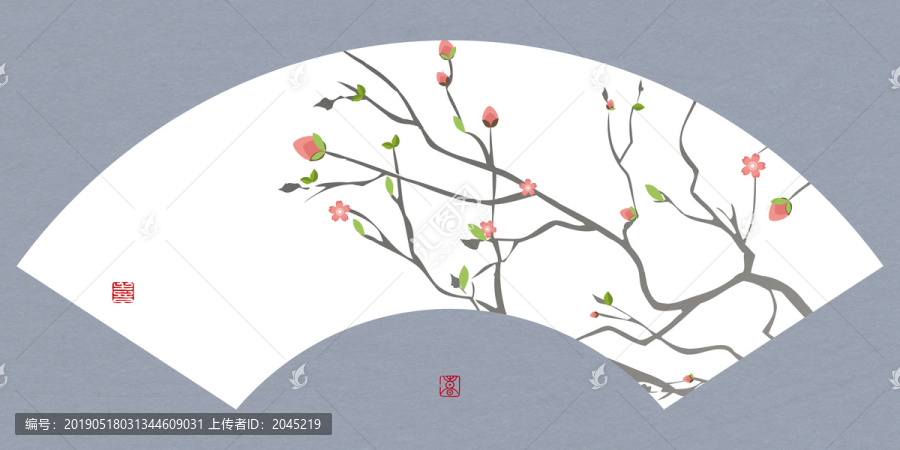 國畫白梅