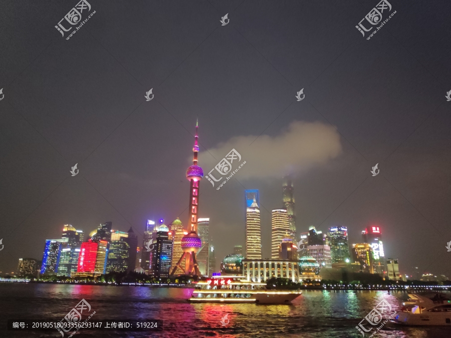 上海东方明珠夜景