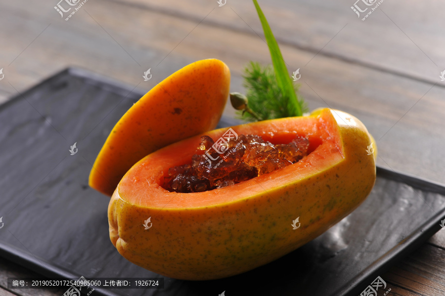 木瓜炖桃胶