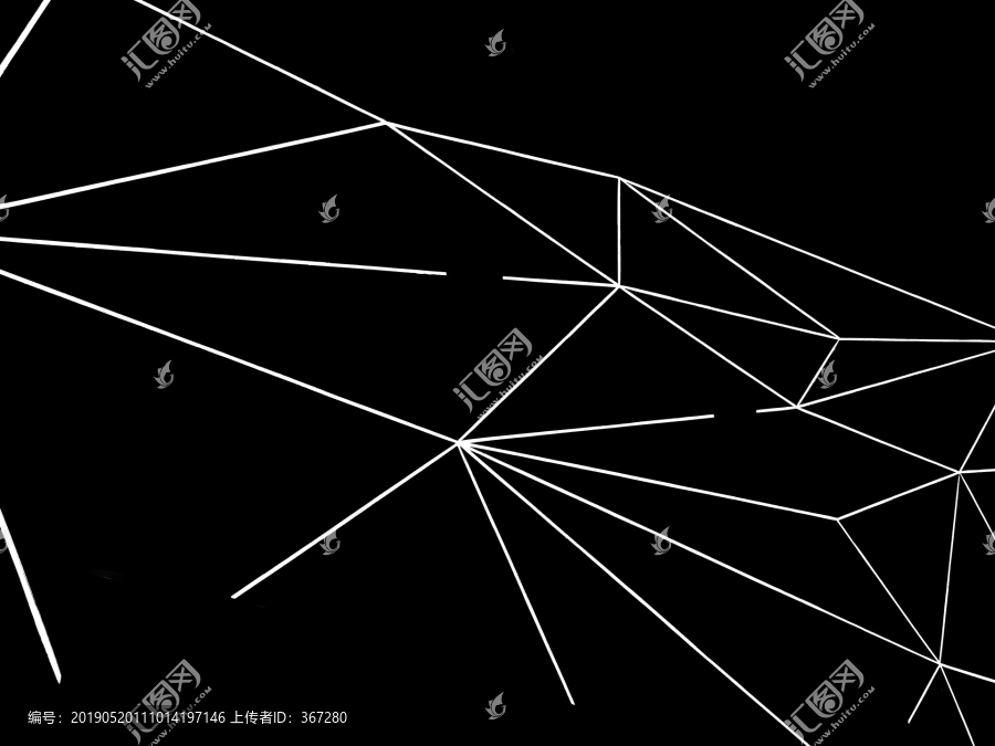 抽象创意线条黑白壁纸