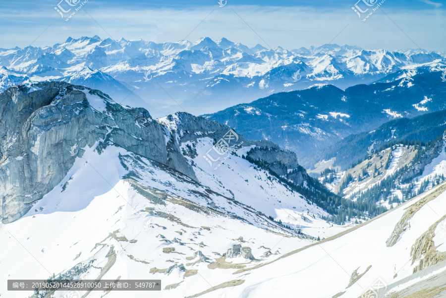 阿尔卑斯雪山