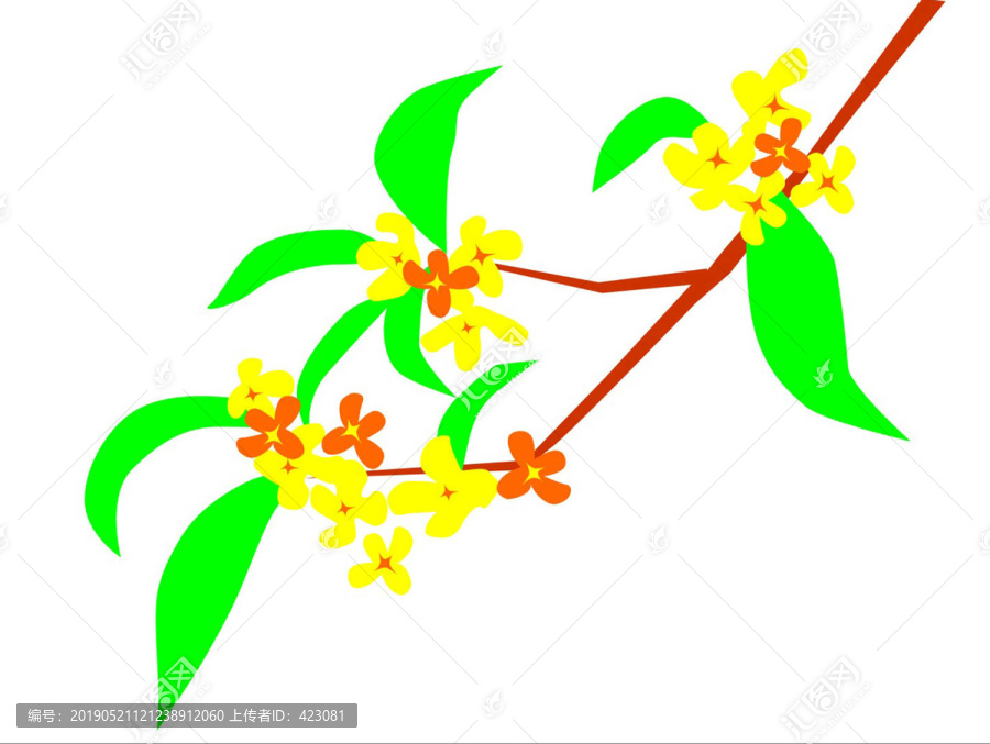 矢量桂花