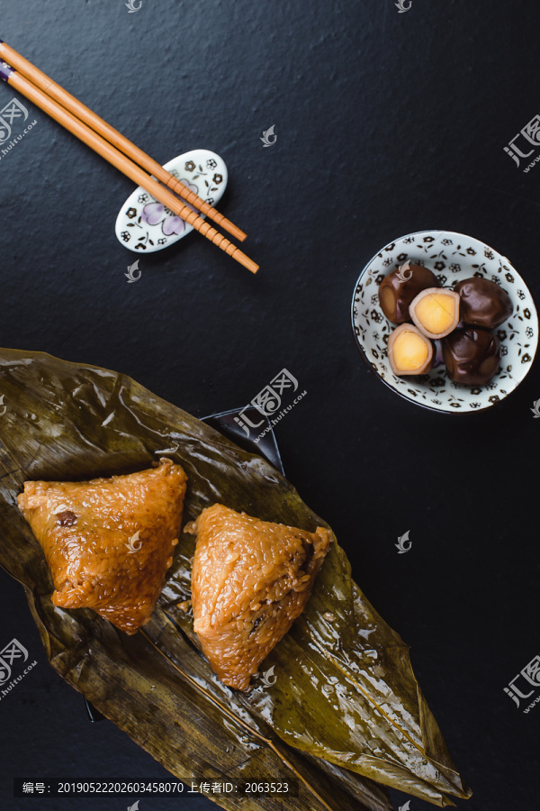端午节粽子诱人的传统美食