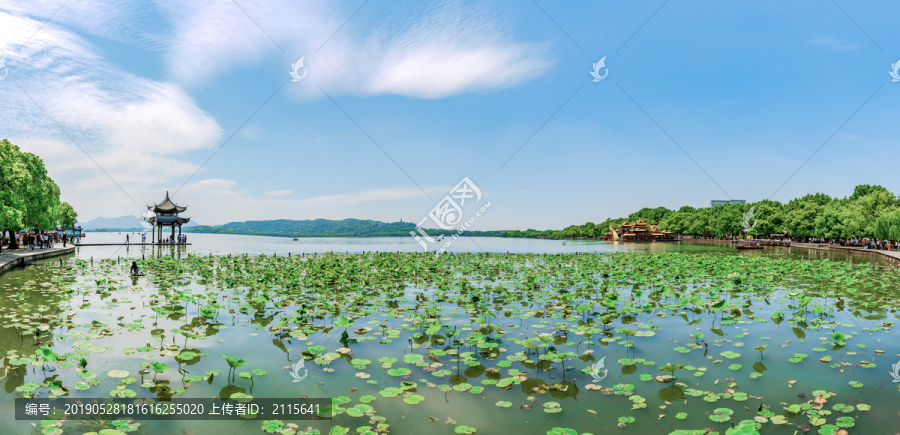 杭州西湖全景大画幅