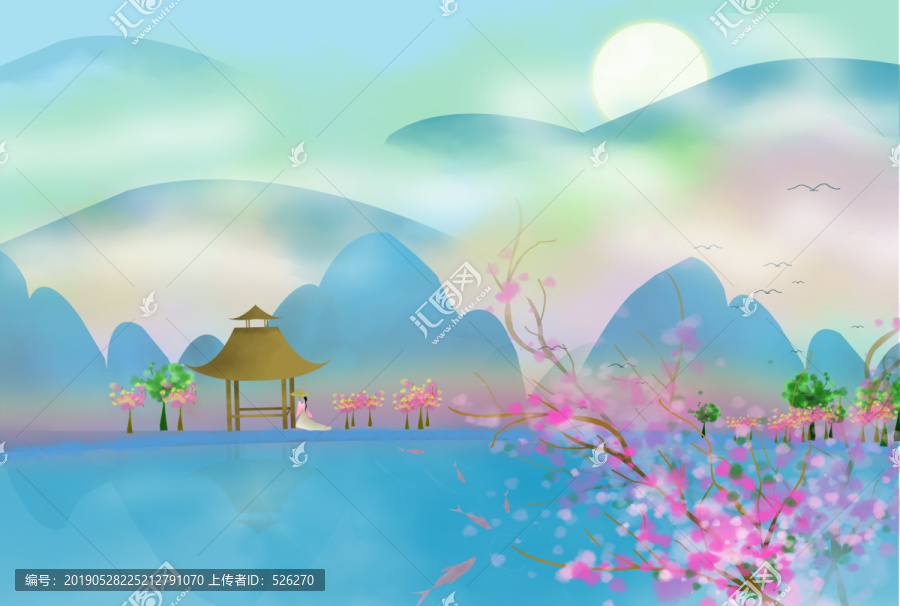 古風(fēng)山水畫