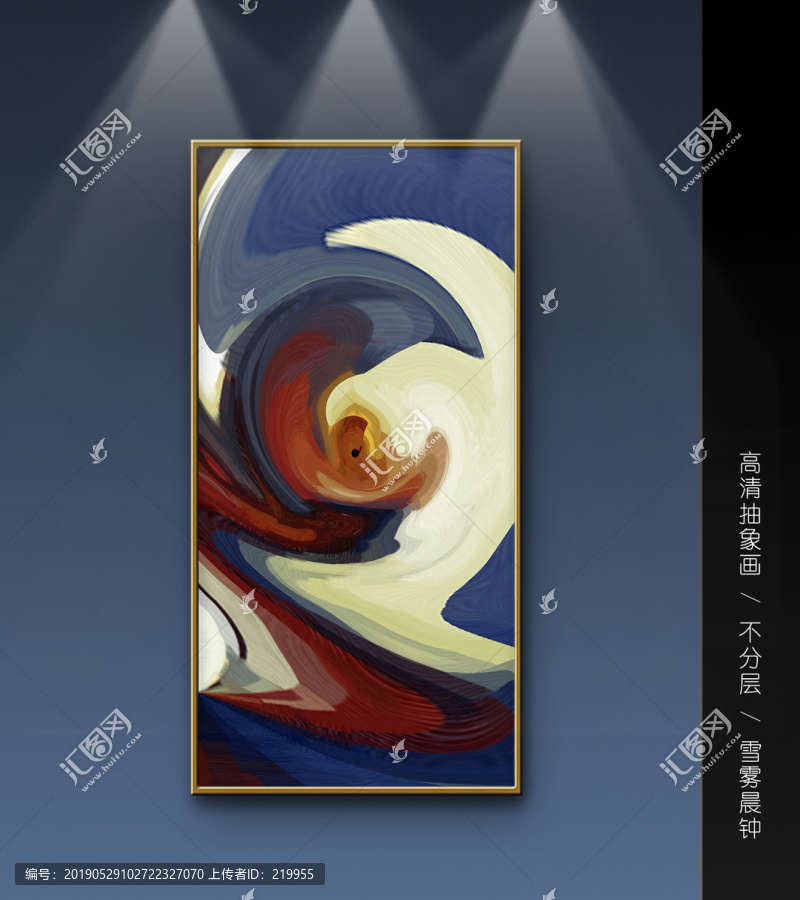 抽象油畫