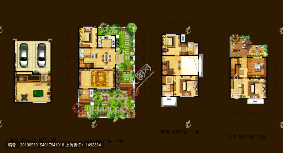 庭院戶型圖