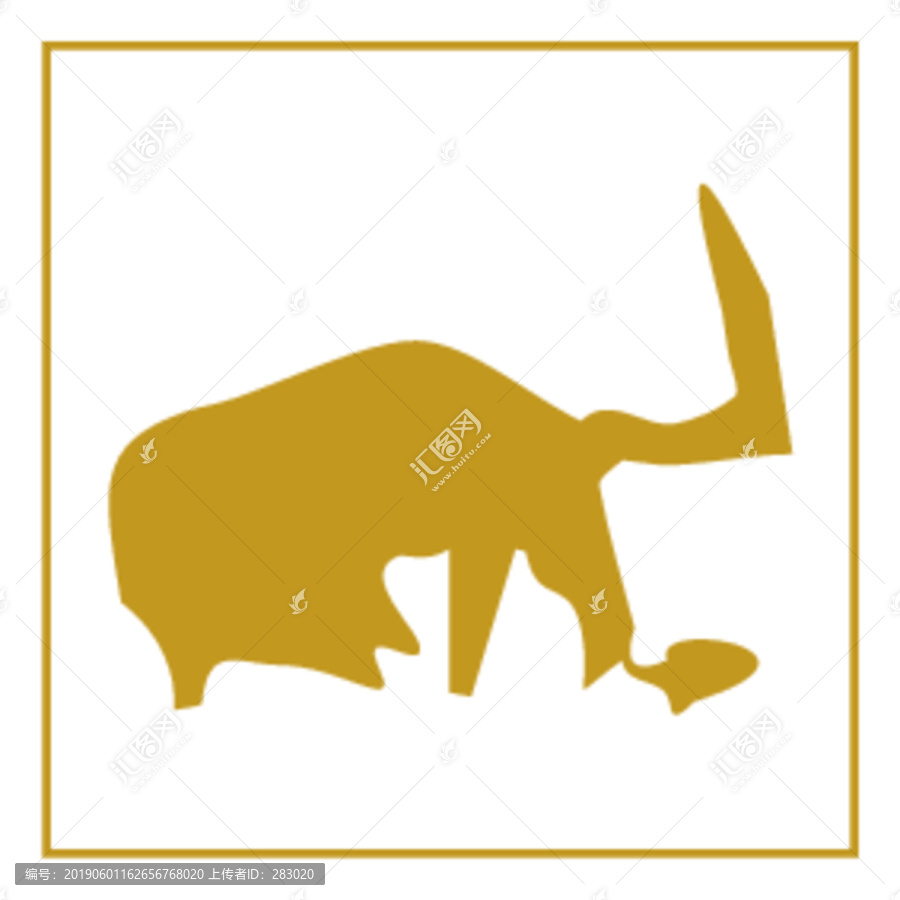 卡通動物畫